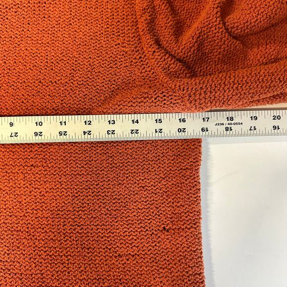Lilla P Short Sleeve Knit Sweater Medium Orange - Picture 6 of 7